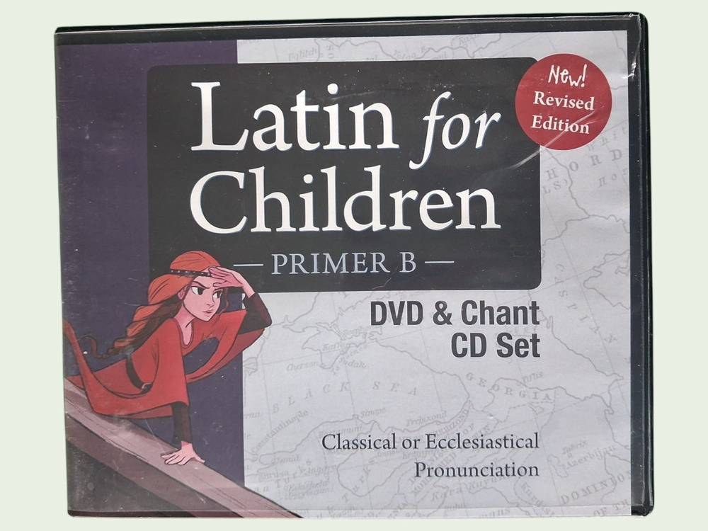 Latin for Children Primer B DVD CD Set Revised 2018 Classical Academic Press